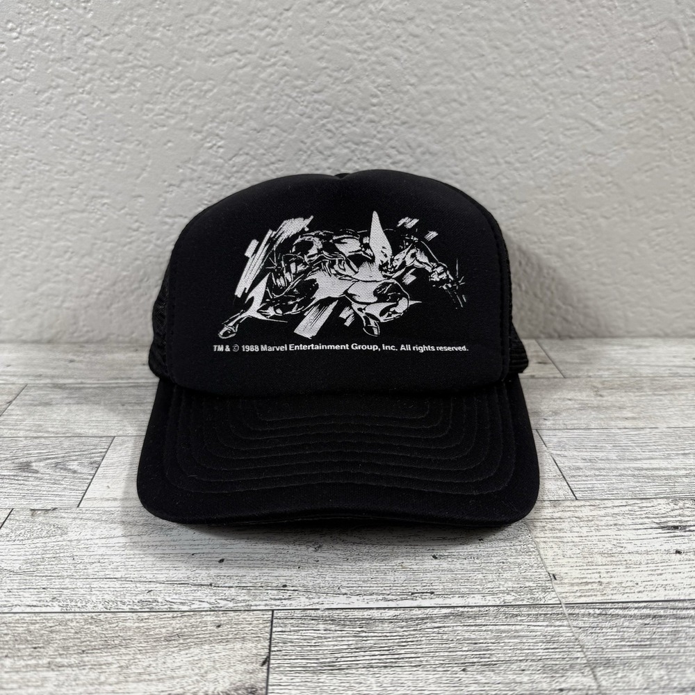 Rare Vintage 1988 Marvel Wolverine Trucker Hat Designer Award Headwear